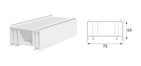 Frame Elevation Profile (40 mm)