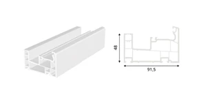 Fix Frame Profile (75mm)